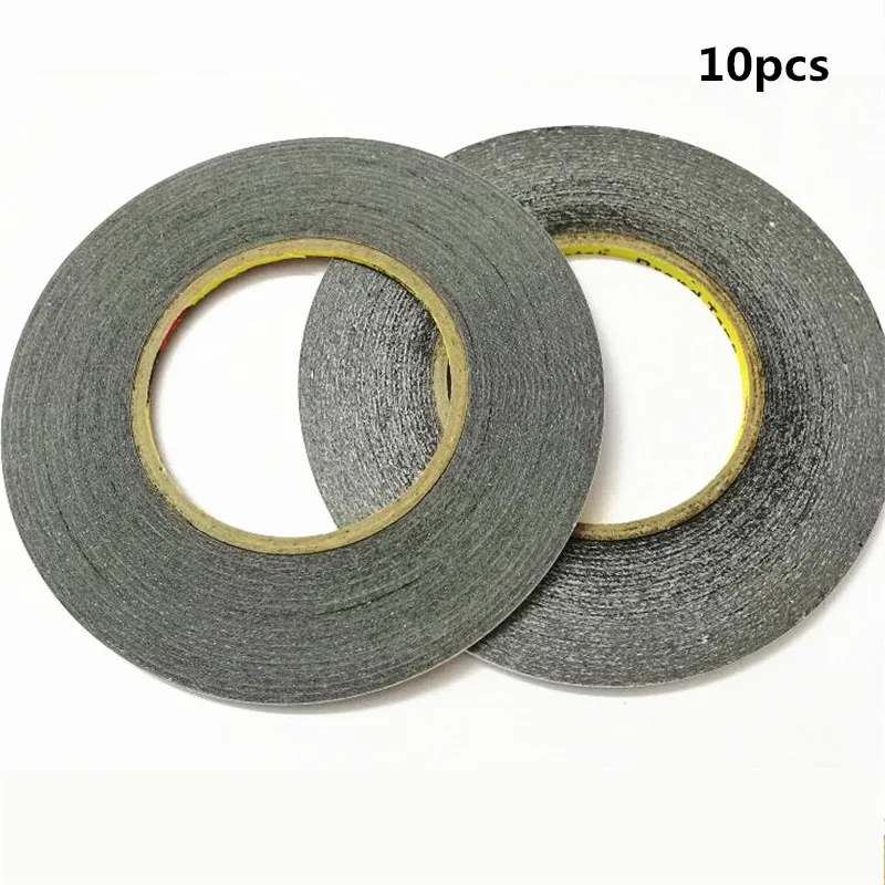 

10 pcs/lot 50M*2mm White Strong Sticky Glue Tape for iphone ipad Smartphone Tablet Camera Lens Paste the screen