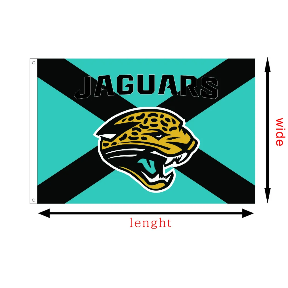 Custom USA state of Florida Jacksonville Jaguars Flying banners without