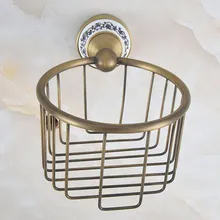 Vintage Retro Antique Brass Ceramic Flower Pattern Base Wall Mounted Bathroom Toilet Paper Roll Holder Bathroom Accessory mba779 Vintage Retro Antique Brass Ceramic Flower Pattern Base Wall Mounted Bathroom Toilet Paper Roll Holder Bathroom Accessory mba779