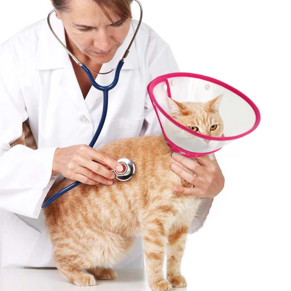 Медицинские ошейники для собак и кошек удобные пластиковые Ati-Bite Lick Healing Recovery e-ошейник защитный для маленьких средних и больших питомцев