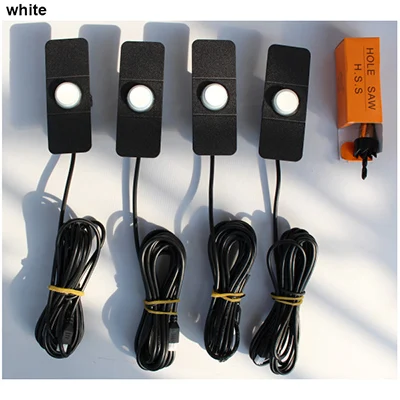 Автомобильный парковочный датчик Авто парктроник 4 черный/серебристый/белый 16,5 мм плоские датчики автомобиля обратный резервный радар звуковой сигнал Би звук - Название цвета: White Sensor