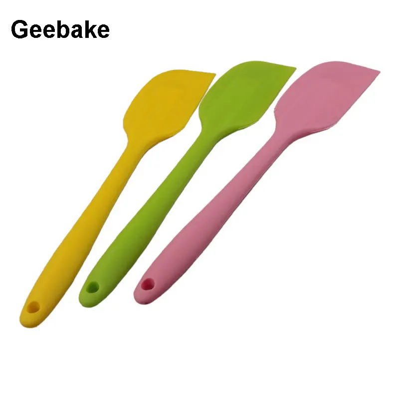  Large 28cm Color Silicone Spatula Cake Scraper High Temperature Resistant Butter Scraper Baking Too
