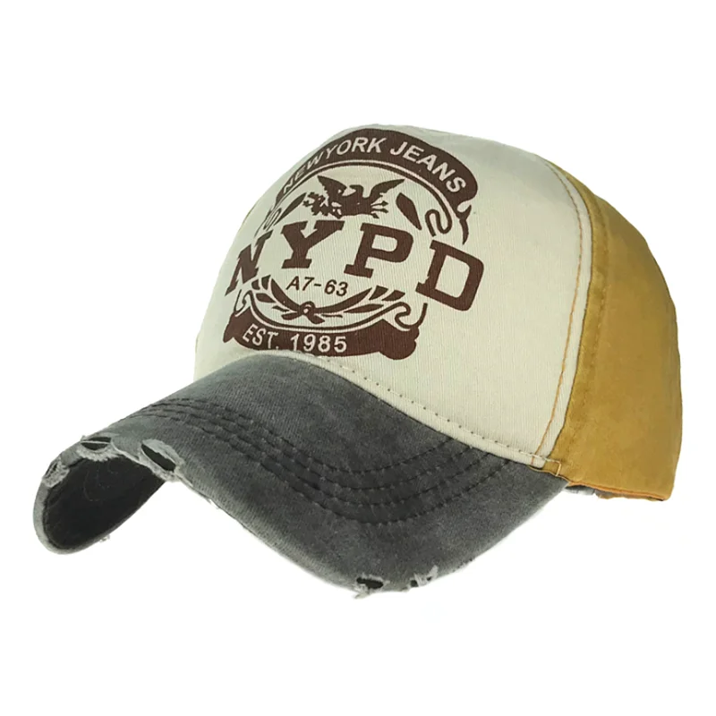 

New letter NYPD outdoor visor cotton baseball cap cap size adjustable unisex