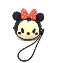 3D Cartoon Portable Earphone Organizer Case Bag for Headphone Line Headset
