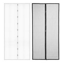 

Anti-Mosquito Screen Door Anti Mosquito Insect Fly Bug Mesh Curtains Magnetic Door Screen Automatic Closing Black White