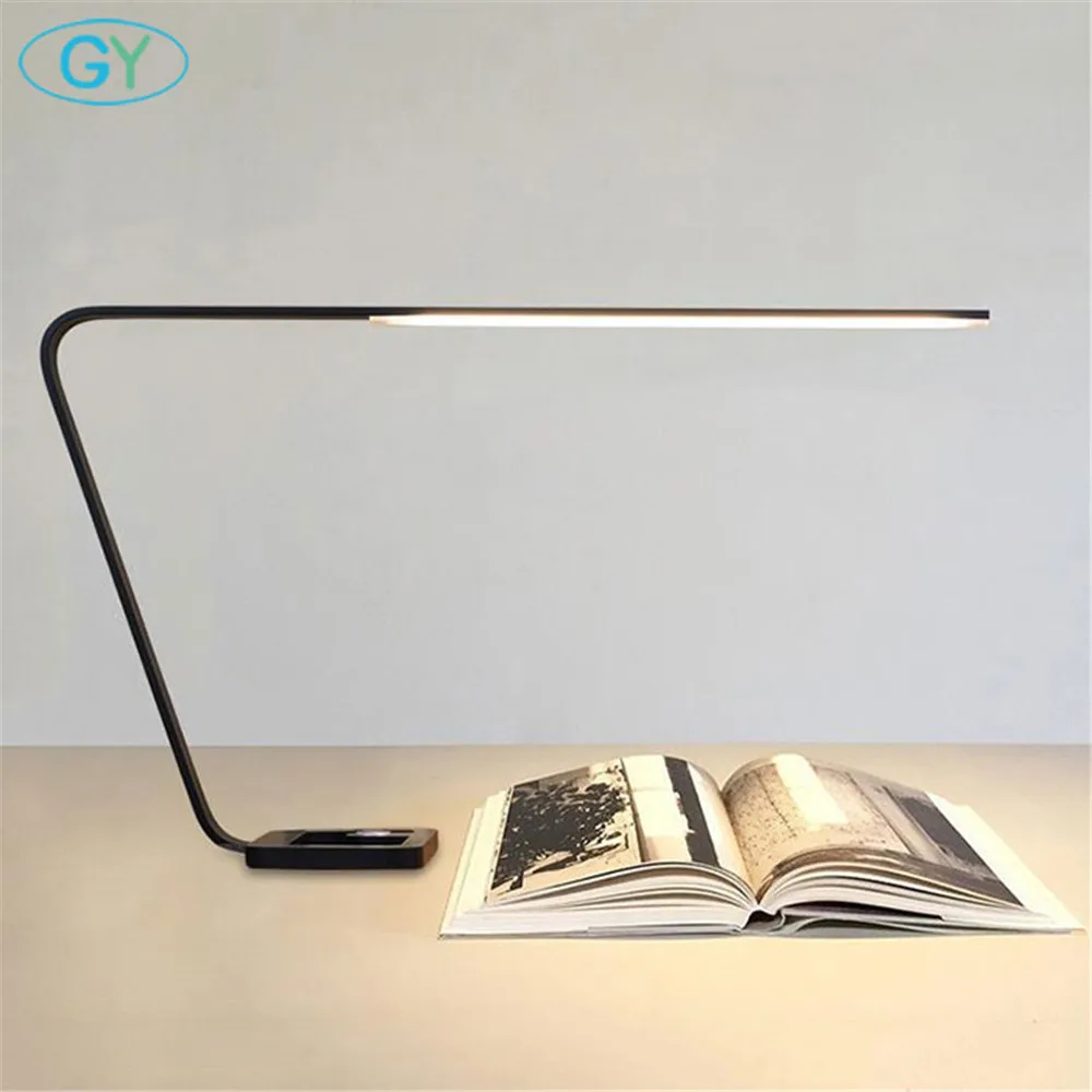 Nordic Art Decor Led Desk Reading Lamp Touch Dimmable 3 Brightness Nordic Art Decor Led Desk Reading Lamp