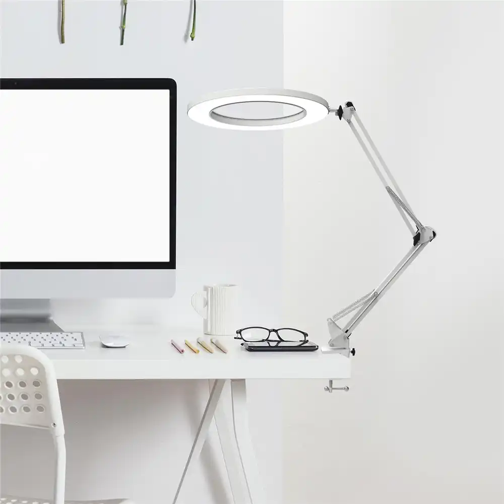 drafting light with magnifying glass
