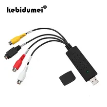 Kebidumei USB 2,0 HDMI к RCA usb адаптер конвертер аудио-видео кабели для ПК ТВ DVD VHS устройство захвата