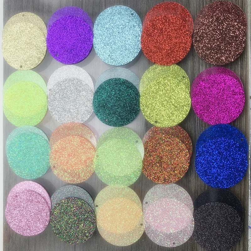 

30mm side hole Flash sequins DIY garment accessories dance costume Stage headwear Handmade creative jewelry