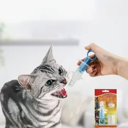 Pet Oral шприц собака кошка таблетка медицина капсулы Кормление толкатель шутер таблетки легко котенок кошка вода молоко подачи Шприц