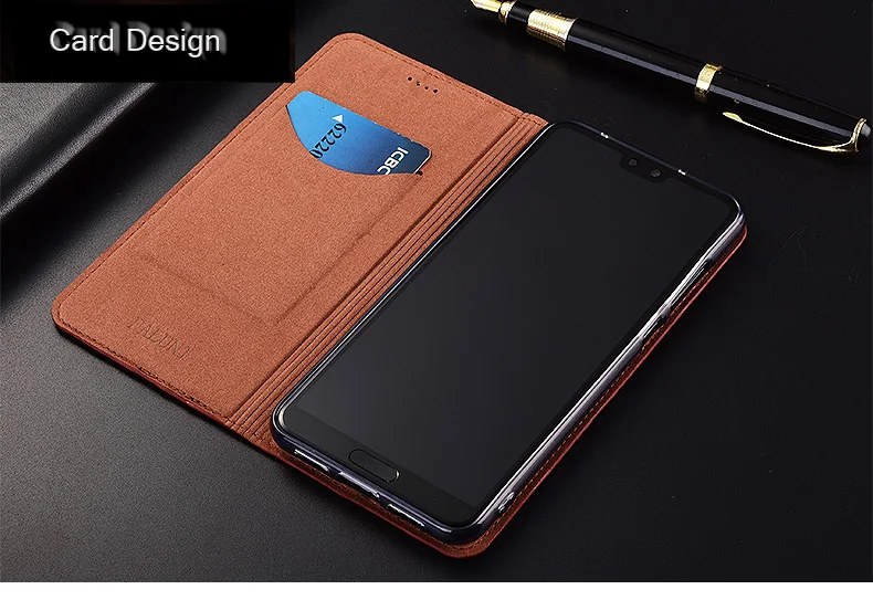 Artesanal de Couro Genuíno do Case da Aleta para Meizu Suporte do Telefone Pro5 Pro6 Pro7 Plus Magnético Bolsa Tampa Pro 5 6 s 7 10 Estojos dobráveis