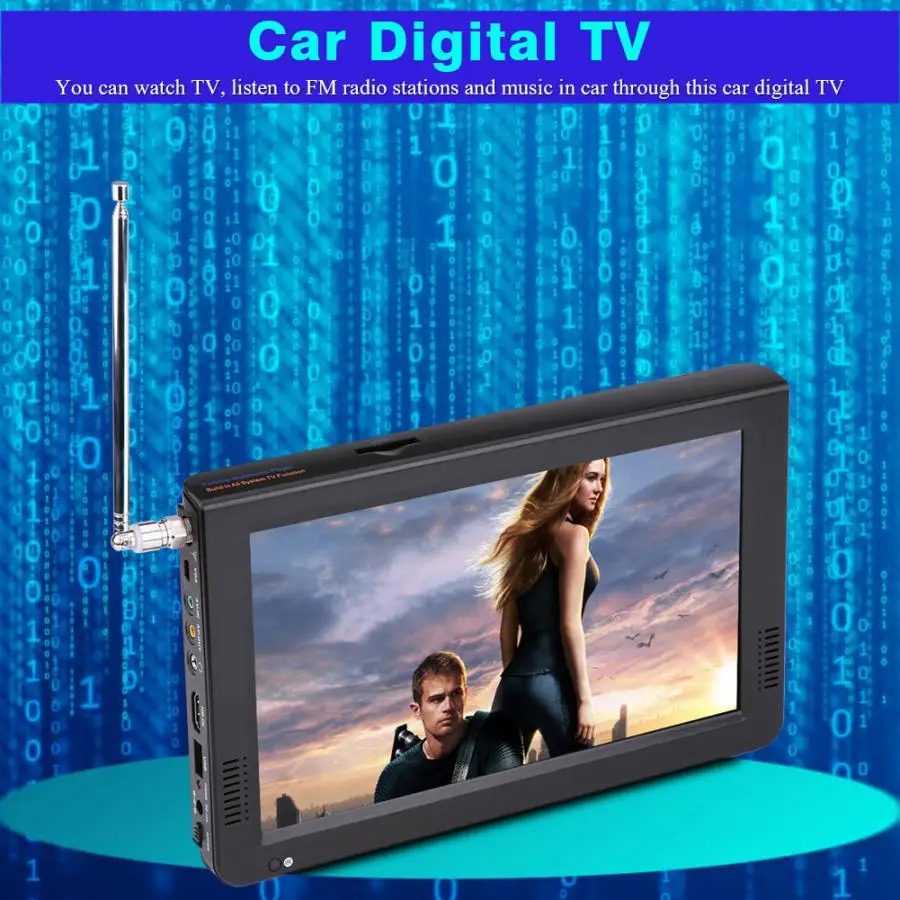 Tv Portatil Digital Mini Tv Leadstar Atsc Car Digital Tv Fm Radio 10In 1080P Stereo High Sensitivity Digital Tv Led Tv Lcd Tv