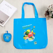 B овощи фрукты зеленый сумка для покупок в супермаркете переработка портативный складной милый большой хранения Многоразовые сумки Эко сумки