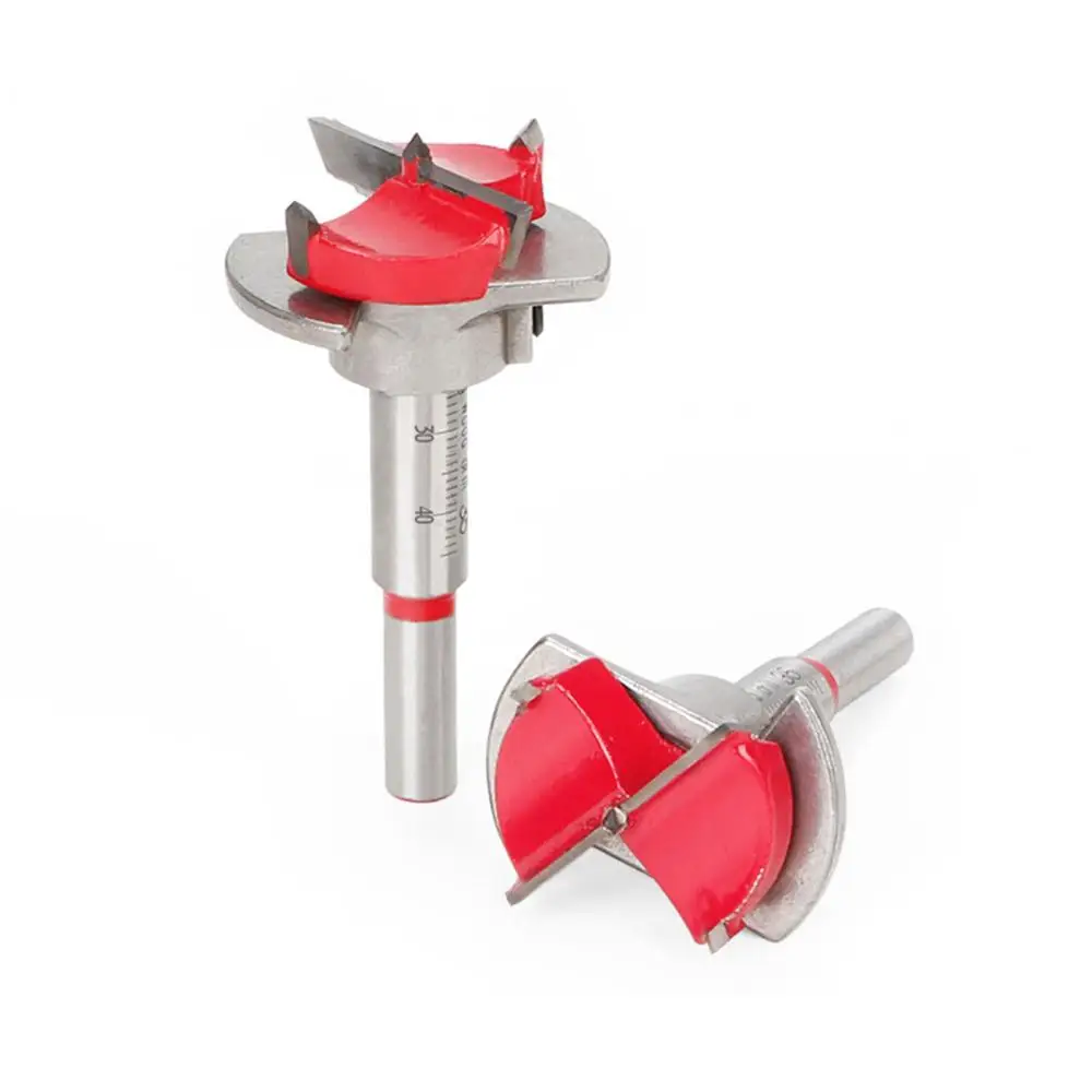 

35mm Forstner Auger Drill Bit Wooden Wood Cutter Hex Wrench Woodworking Hole Saw For Power Tools