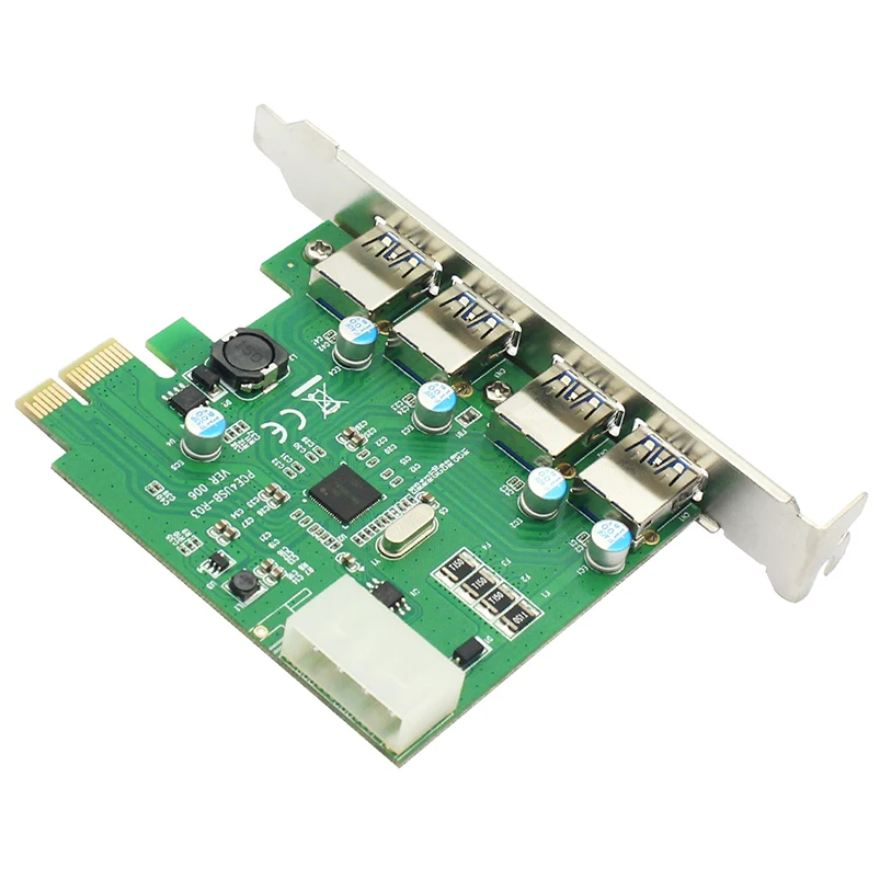 USB 3 0 2/4 порт супер скорость PCI E Express Riser Card адаптер расширения концентратор с SATA/4PIN