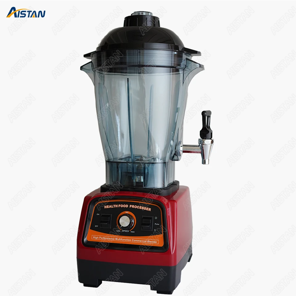 A7600 Bar Blender Kitchen Food Mixer High Speed Blender Mixer 6 Liters 3.3HP 2800W BPA Free for Commercial use Red Black