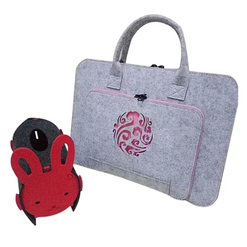 

New Felt Universal Laptop Bag Notebook Case Briefcase Handlebag Pouch For Macbook Air Pro Retina 11/12/15/13/17 Inch Men Women