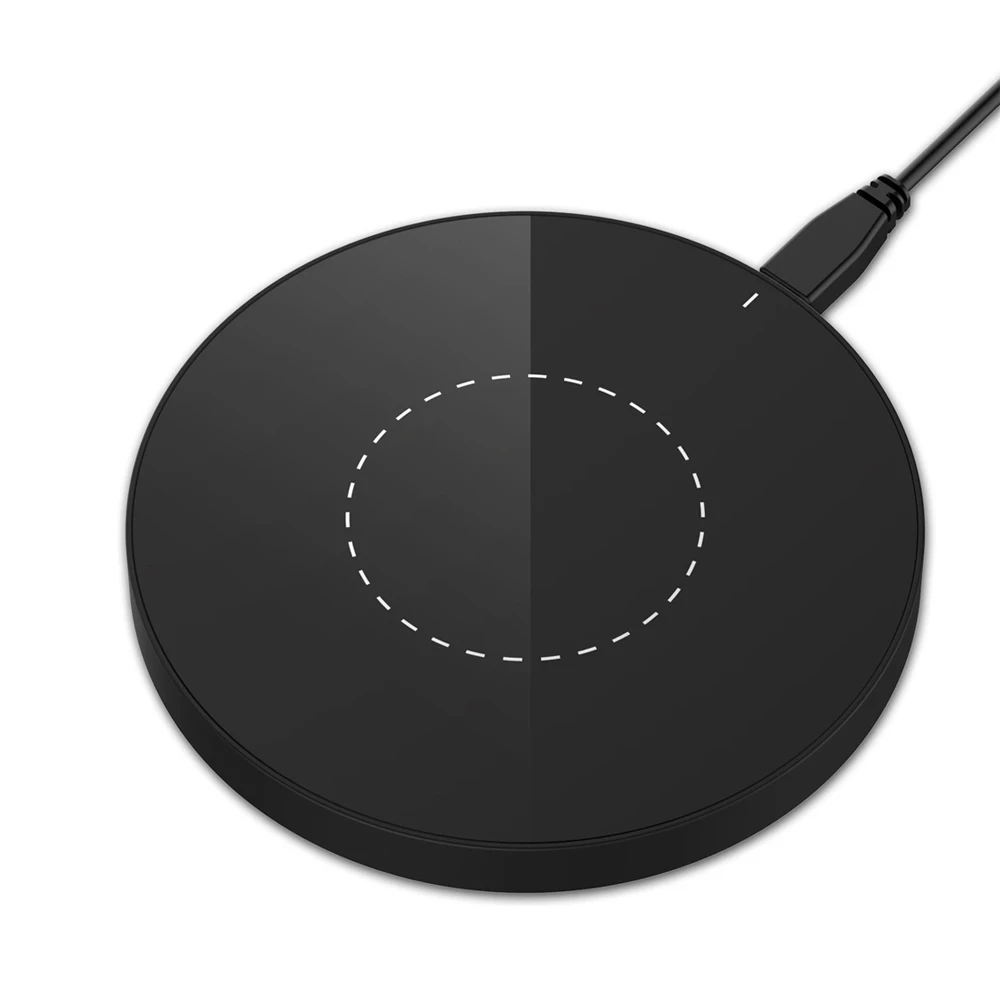 BBSW Aluminum & Acrylic 5W Qi Wireless Charger Charging Pad For iPhone X 8 SAMSUNG Galaxy Note 8 S8 Plus S7 S6 S6 Edge+ Note 5  (5)