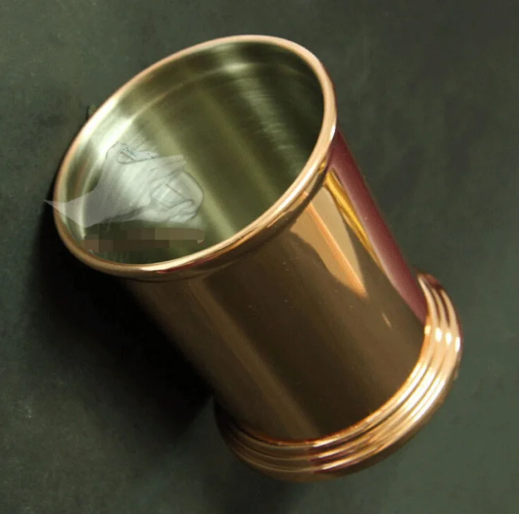 Лаванда Международная нержавеющая сталь покрытие медная пивная чашка Мятная нержавеющая сталь бар инструменты