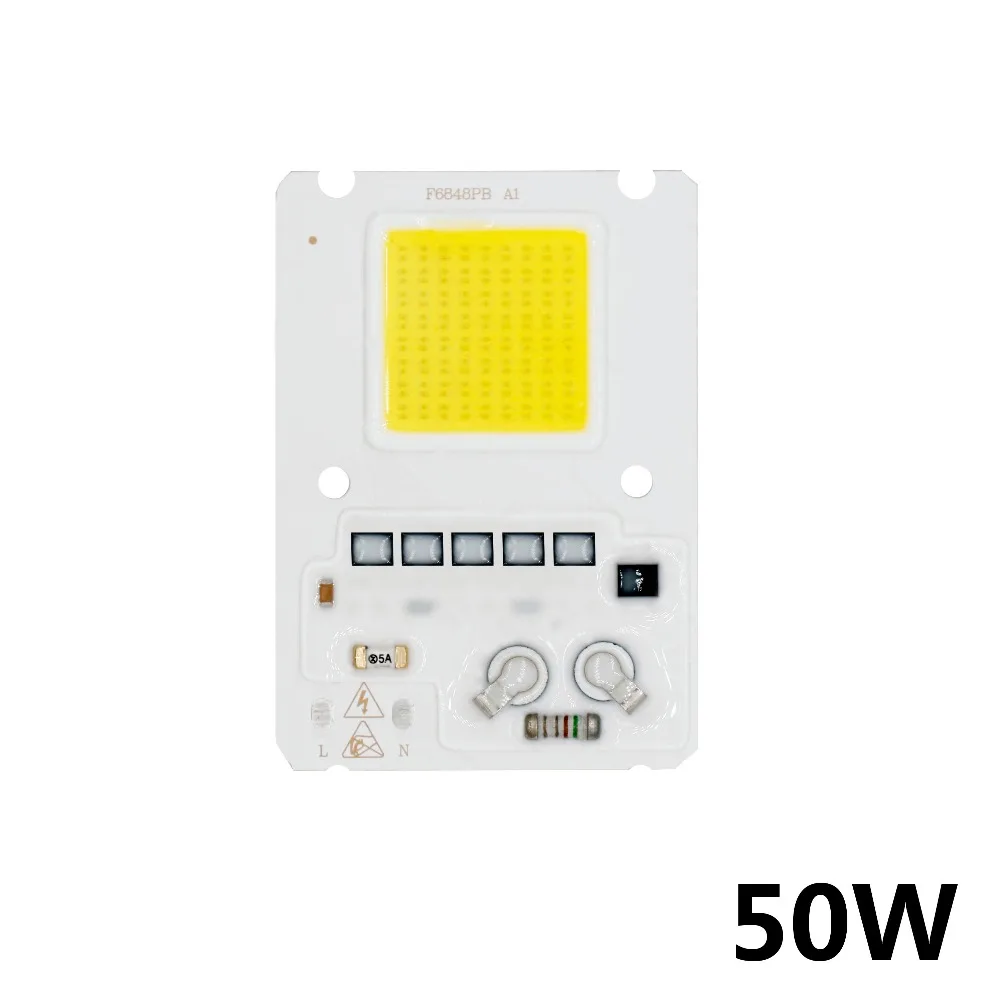 20 Вт 30 50 AC220 в светодиодный COB Чип светильник Высококачественная светодиодная SMD