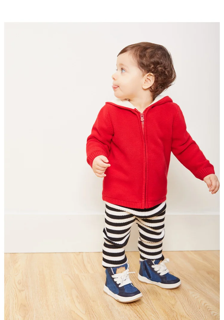 Mini Balabala/ г. Зимние новые детские брюки хлопковые плотные вязаные теплые леггинсы для девочек штаны в Корейском стиле для девочек от 0 до 3 лет