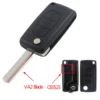 jingyuqin Car Key Shell HU83 CE0536 / 523 pour Peugeot 207 307 407 107 308 408 Partner Citroen C3 C4 C5 C6 Berlingo Xsara Picasso ► Photo 3/6