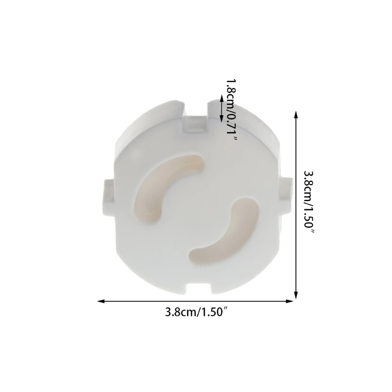 10Pcs Baby Safety Plug Socket Cover Protective Child Safety Plug Guard 2 Hole Power Socket Cover Protector,socket covers