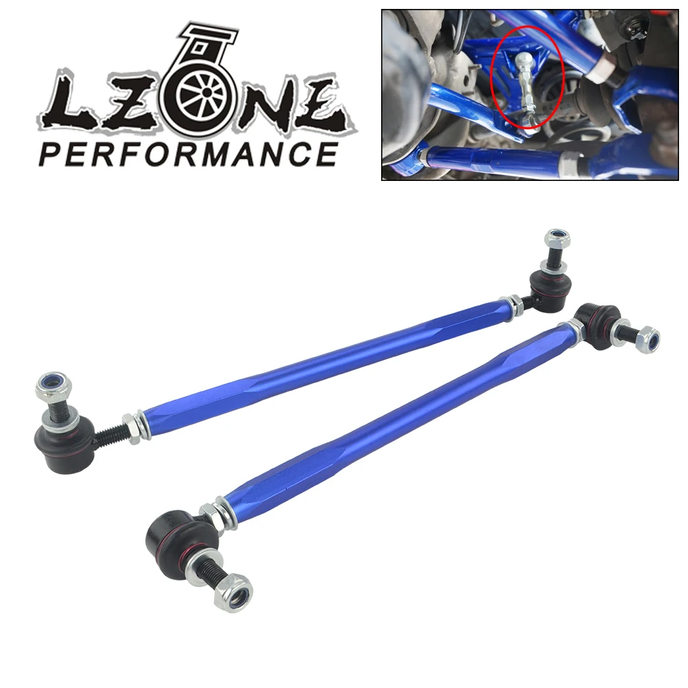 

LZONE - 320mm-365mm 10mm Ball Joint Adjustable Roll Sway Bar End Link JR-SEL12