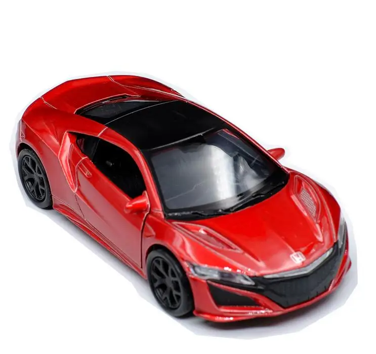 Высокая симуляция Honda NSX supercars, модели автомобилей из 1:36 сплава, металлические diecasts, 2 открытые двери, игрушечные транспортные средства