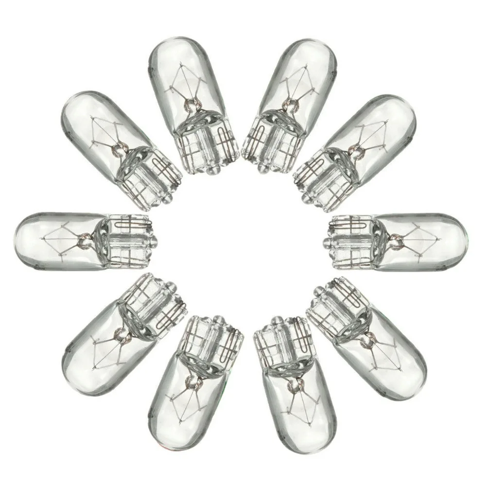 

10 Pcs/Lot 12V T10 Xenon Clear 501 194 W5W T10 Car Bulbs lamp 5W Reading Lights License palte Lamp Auto Bulb W2.1x9.5d 4300K