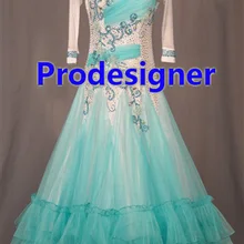 Стандартное бальное платье сценические костюмы бальное платье танцевальная одежда бальное танцевальное платье Prodesigner