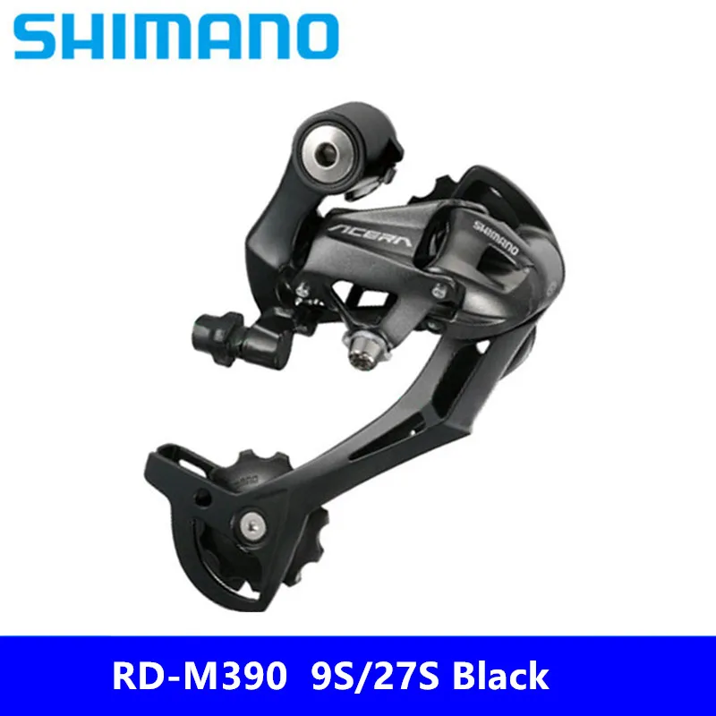 Аутентичный высококачественный и прочный Shimano acera RD-M390 задний циферблат горный велосипед 9/27 скорость rea циферблат черный