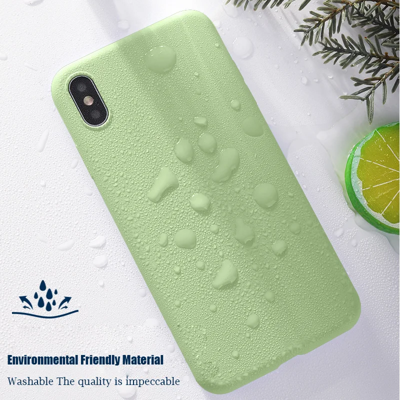 

Original Case For iphone 7 8 6S Plus Xs MAx XR X Phone Case for iphone 6 S 8 7 Plus XS Max X new official Liquid Silicone Cover