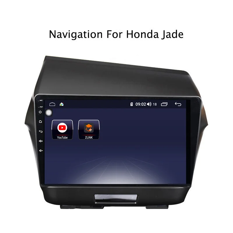 Excellent 9" Android 8.1 8 core 4G RAM 64G ROM GPS Navigation Car Radio For Honda Jade 2013-2017,with Carplay/4G LTE 3