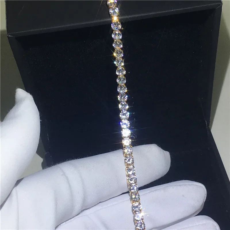 

Elegant Lady Bracelet cubic zirconia Rose Gold Filled Party Wedding Bracelets for women Jewelry Gift