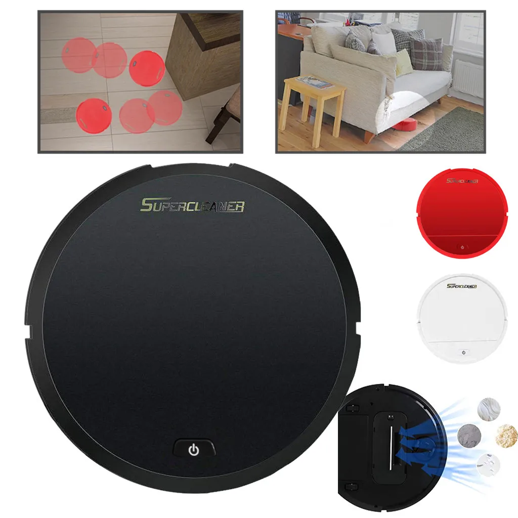

Smart Easy Portable Intelligent Turn Automatic Vacuum Strong Suction Sweeping Smart Clean Robot Vacuum Cleaner Savetime House
