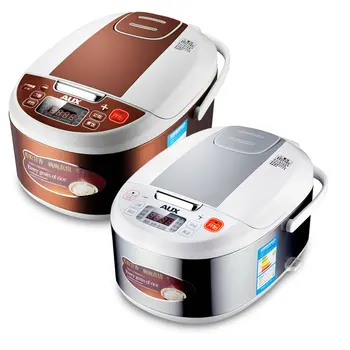 

220V Household 3L Electric Rice Cooker Non-stick Intelligent Coffee Color Multi Rice Cooker Kitchen Tool EU/AU/UK/US Plug