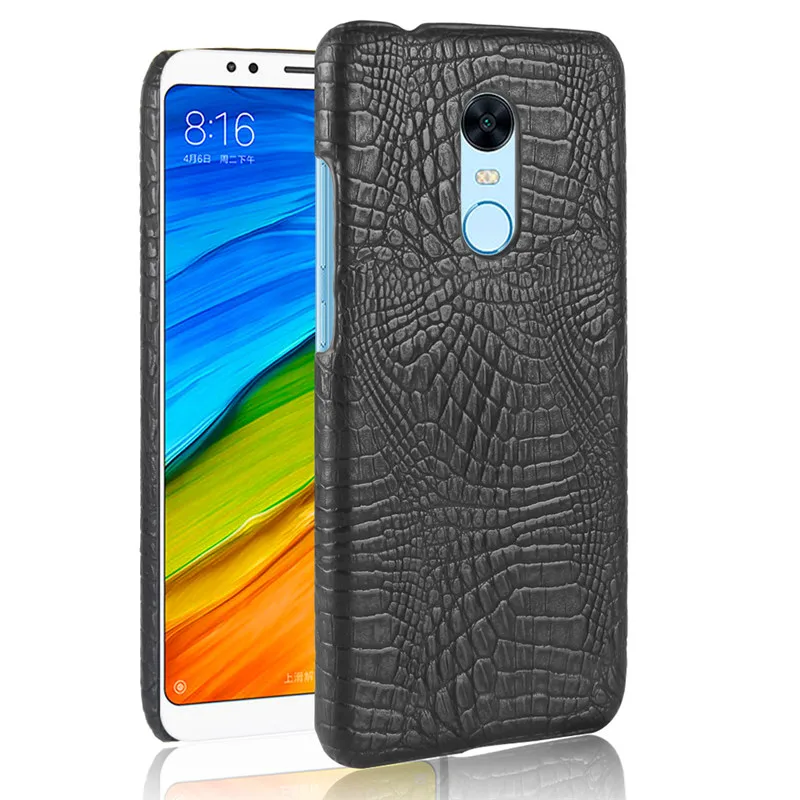 

Redmi 5 Redmi5 Case Quality PC Crocodile Grain Back Cover Hard Case for Xiaomi Redmi 5 Hongmi 5 Redrice 5 Phone Back Cover