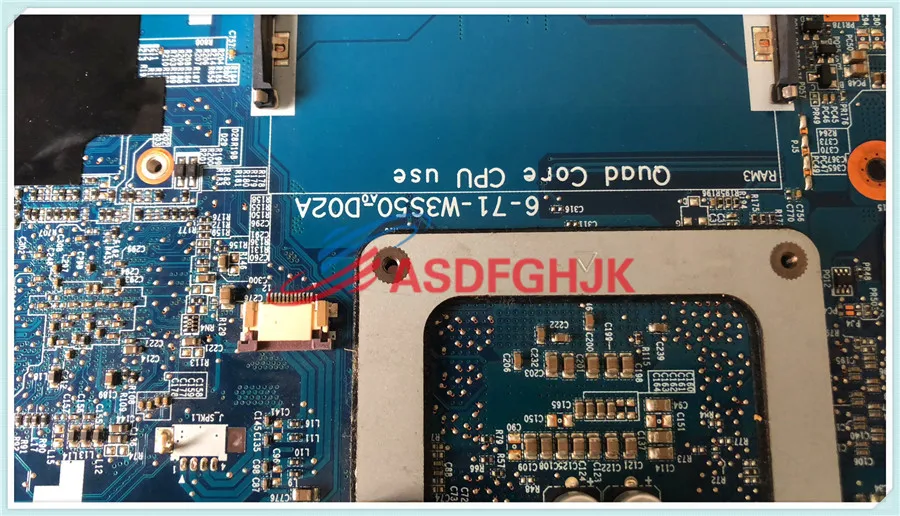 price reduction  FOR Raytheon G150T FOR clevo FOR Hasee k660e W350SS W370 Laptop Motherboard 6-71-W3S50-D02A motherb