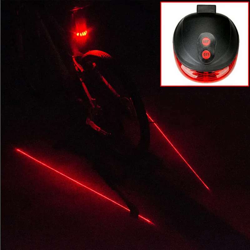 Bike accessories Bicycle led Cycling Laser led bike tail light(2 Laser + 5 LED), LED light Bike safety bike bycicle light