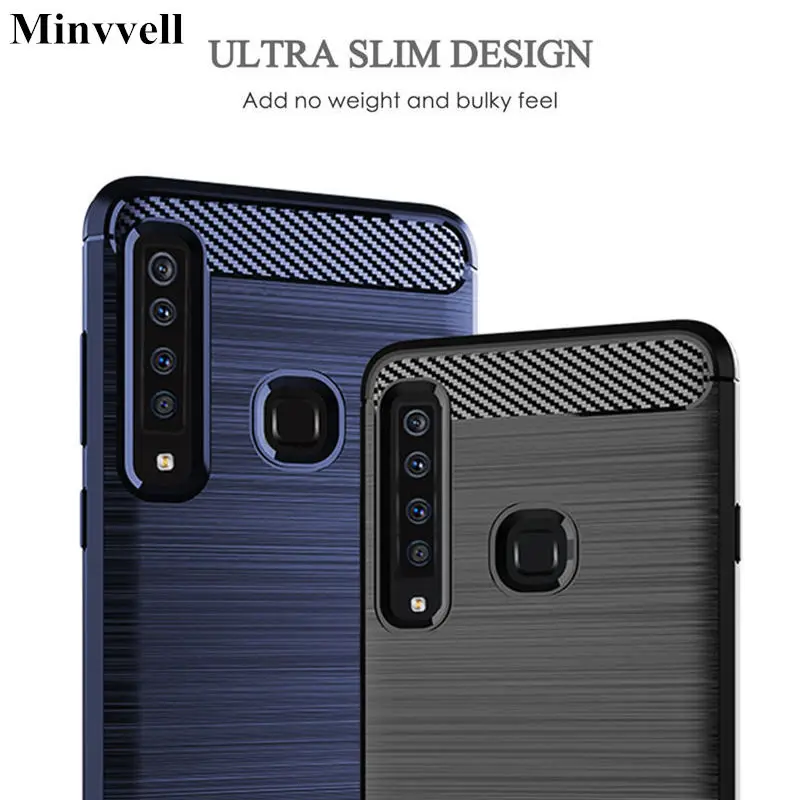 Чехол для Samsung Galaxy A9 2018 A920 текстурированная задняя крышка из матового силикона и