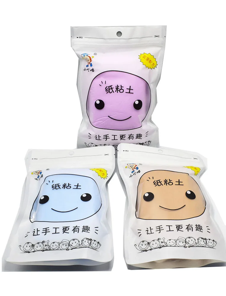 

60g-100g Paper Clay Ultra Light Paper Clay Cut Unmixed Non-Deformable Plasticine Handmade Material Color Mud