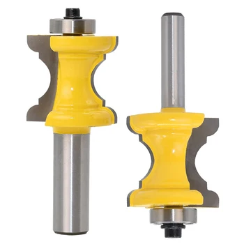 

1/2'' 1/4" Shank Column Face Molding Router Bit For Woodworking Tools