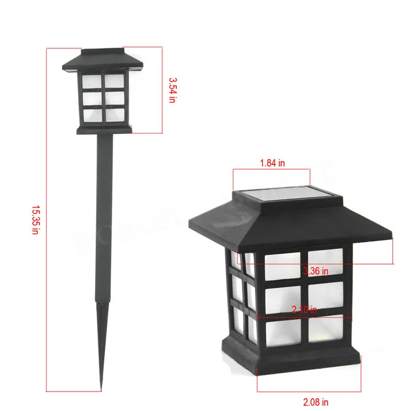 BORUiT светодиодный светильник на солнечной батарее, садовый двор, украшение, пейзаж, ретро солнечный светильник для газона, водонепроницаемый наружный светильник, солнечный светильник