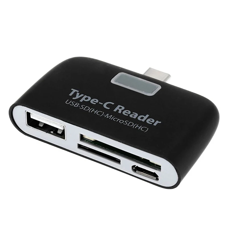 USB3.1 type-C кард-ридер USB-C к USB2.0 SD TF Micro USB многофункциональный конвертер для телефона компьютера передачи данных