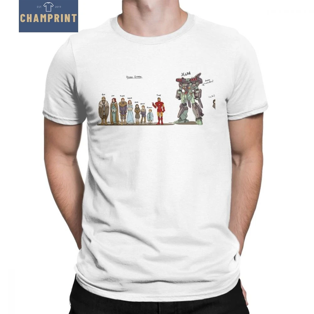 

Men's Game Of Thrones T-Shirt Stark Family Members Novelty O Neck Short Sleeve Tops 100% Cotton Tees Plus Size Funny T Shirt