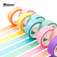 24 Style Creative Solid Color Japanese Decorative Adhesive Tape Washi Tape DIY Scrapbooking Masking Tape School Office Supply