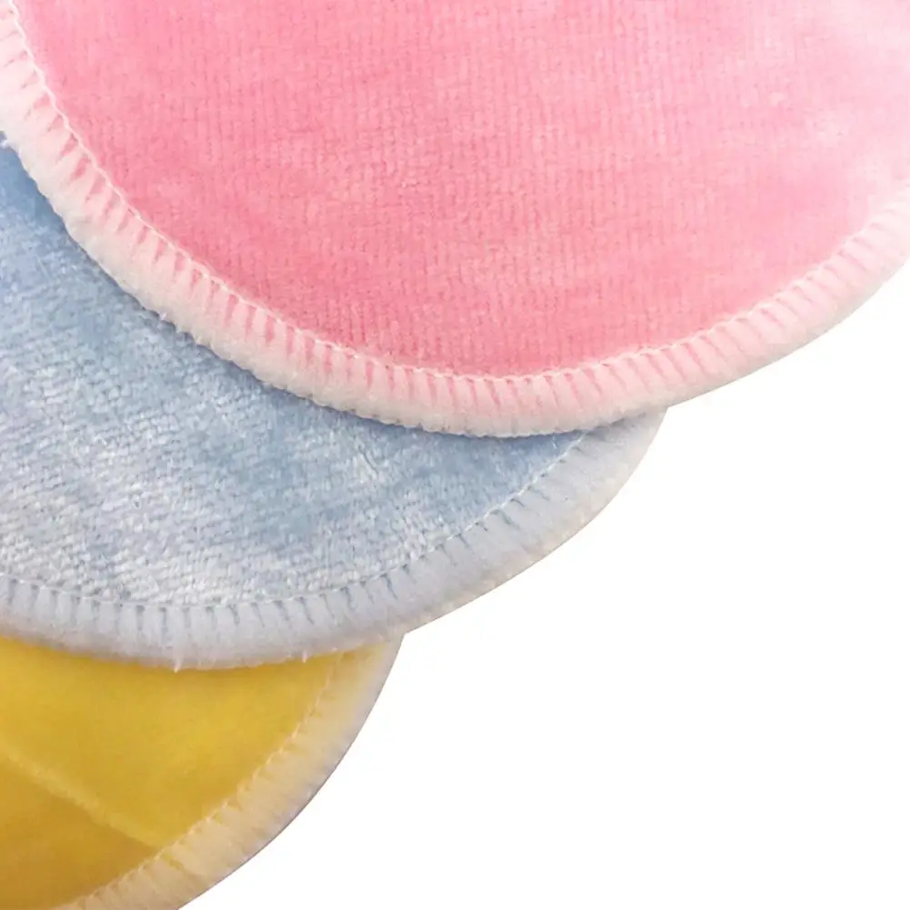 8/12/16/20Pcs Reusable Cotton Pads Make Up Facial Remover Double Layer Wipe Pads Nail Art Cleaning Pads Makeup Remover Tool