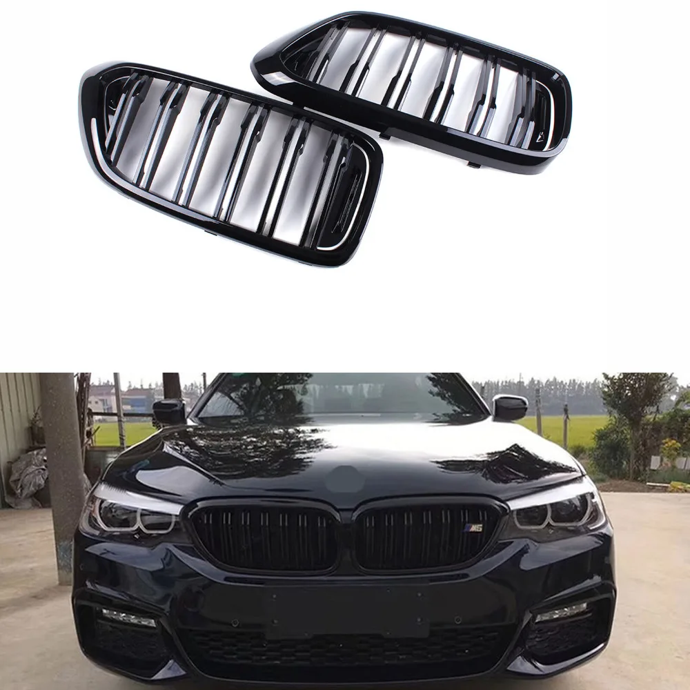 

Painted Black Grill For BMW G32 630i 640i 6 Series GT ABS Kidney Grille 2018+
