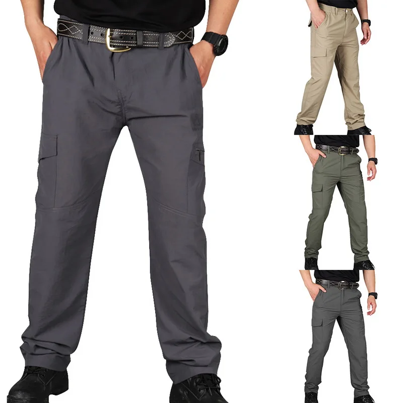 

New 2019 Men Oversize Tactical Pants Casual Men Cargo Pants Military Workout Men Trousers For Men 5XL 6XL Quick Dry Joggers Pant